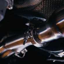 Load image into Gallery viewer, Kooks 2025+ Ford Mustang GTD 5.2L 3in OEM Connection GREEN Catted X-Pipe (Kooks Header Required)