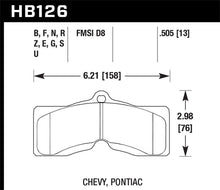 Load image into Gallery viewer, Hawk 78-82 Chevy Corvette H-10 Performance Front Brake Pads