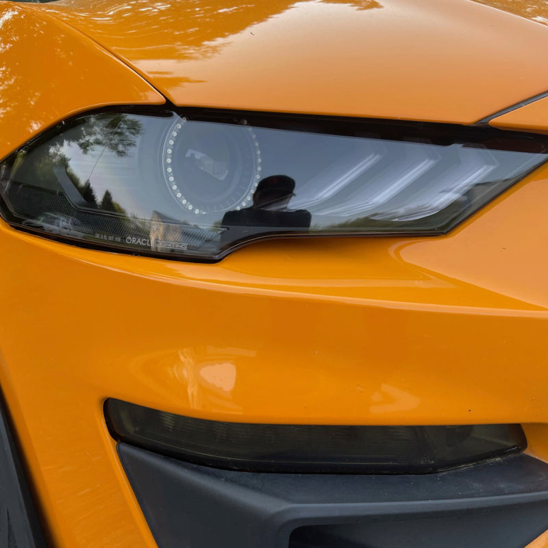 Oracle Lighting 18-23 Ford Mustang Dynamic ColorSHIFT LED Headlights - Black Series NO RETURNS
