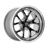 Weld S76 17x7 / 5x120.65 / 4.5 BS / 3.18 HB - Black Center - Polished Shell - Non-BL Wheel
