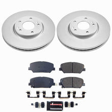 Load image into Gallery viewer, Power Stop 13-15 Hyundai Veloster Front Z23 Coated Brake Kit