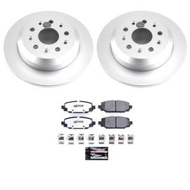 Power Stop 18-25 Jeep Wrangler Rear Z36 Coated Truck & Tow Brake Kit