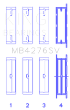 Load image into Gallery viewer, King Engine Bearings Ford 276DT/D17TED4/AJD 2.7L V6 (Size +0.10) Main Bearing Set