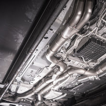 Load image into Gallery viewer, Stainless Works 2020 Ford GT500 Redline Catback X-Pipe Exhaust Factory Connect - Black Tips