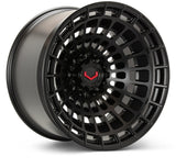 Vossen LCX-04 22x10 - 8x180 - ET18 - Super Deep - 124.3 - Satin Black Wheel