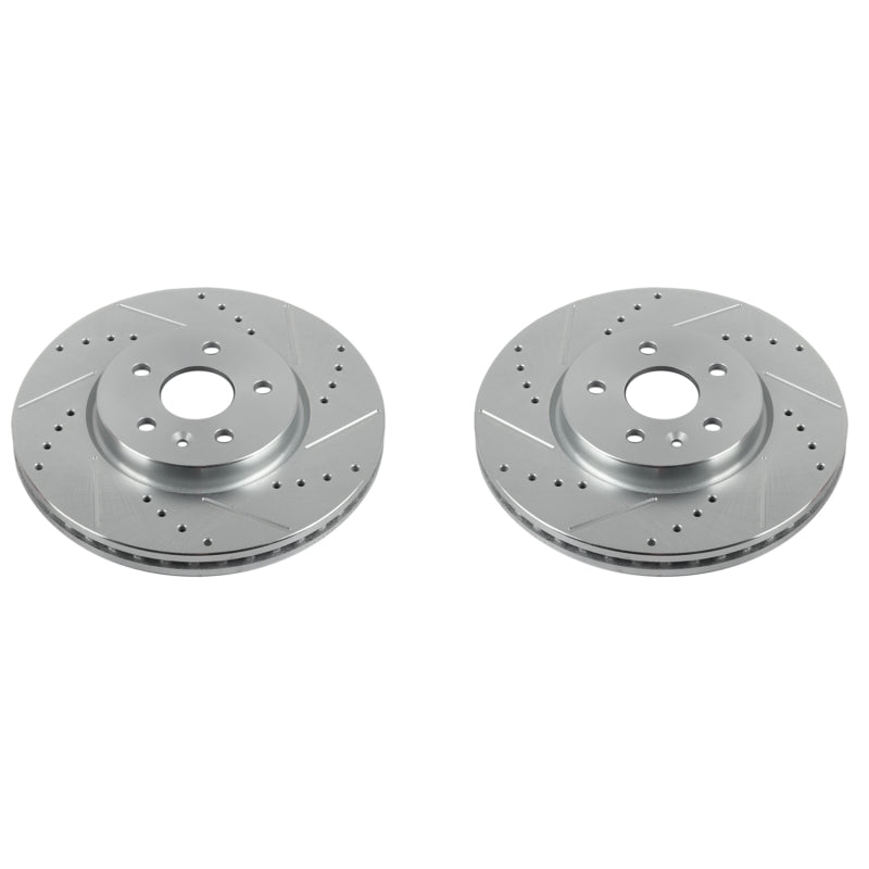 Power Stop 13-16 Chevrolet Trax Front Evolution Drilled & Slotted Rotors - Pair