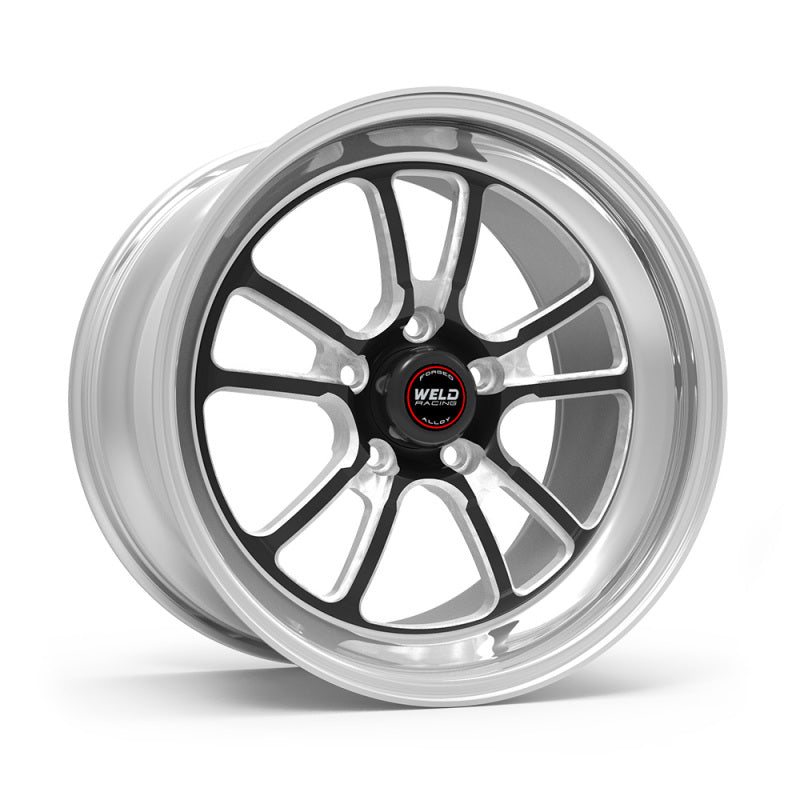 Weld S70 RT-S 17x10.5in / 5x120.65 BP / 8.3in. BS - Black Center - Polished Shell Wheel