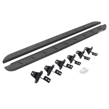 Load image into Gallery viewer, Go Rhino 18-22 Jeep Wrangler JLU 4DR RB10 Slim Running Boards Kit (Incl. Brackets) - Bedliner Coat