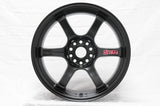 Gram Lights 57DR 17x9.0 +12 5x114.3 Semi Gloss Black Wheel