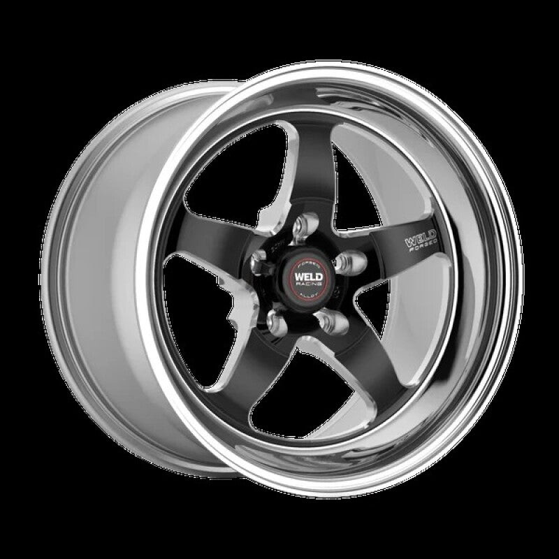 Weld S7118X10.5 / 5x4.5 BP / 5.7in. BS Black Wheel (Low Pad) - Non-Beadlock
