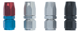 Fragola -12AN Straight Power Flow Hose End - Blue/Red