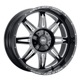 Weld Cheyenne 20x10 / 5x127 / 4.75 BS / 87.1 HB - Gloss Black Milled - Non-BL Wheel