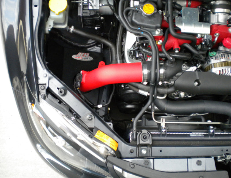 AEM 08-11 WRX/STi Wrinkle Red Cold Air Intake