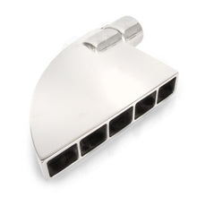Load image into Gallery viewer, Stainless Works Boxxter Exhaust Tips 3in ID Inlet 1.5in x 8.5in 90 Degree