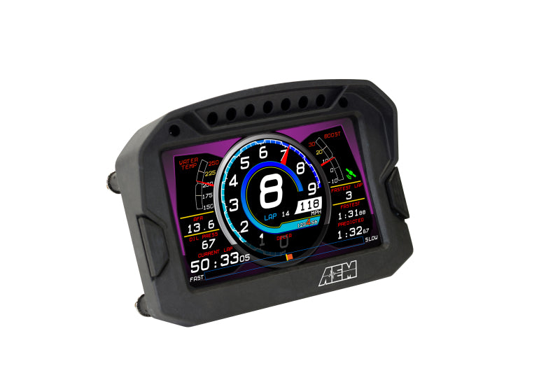 AEM CD-5G Carbon Digital Dash Display w/ Interal 10Hz GPS & Antenna