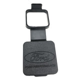 Ford Racing Rubber 2in Hitch Receiver Cover w/Ford Oval/Ford Performance Logo