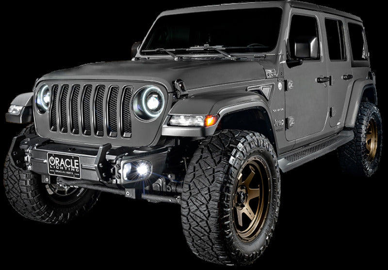 Oracle Jeep Wrangler JK/JL/JT High Performance W LED Fog Lights - w/o Controller NO RETURNS