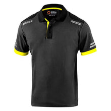 Load image into Gallery viewer, Sparco Tech Polo TW Grey/Yellow Small