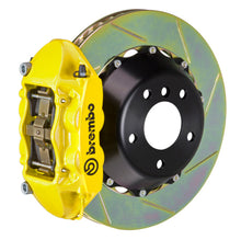 Load image into Gallery viewer, Brembo 84-87 Testarossa Rear GT BBK 4 Piston Cast 380x28 2pc Rotor Slotted Type-1- Yellow