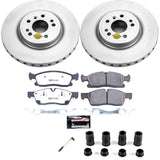 Power Stop 16-17 Mercedes-Benz GLE300d Front Z36 Coated Truck & Tow Brake Kit
