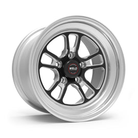 Weld S70 RT-S 15x7in / 5x114.3 BP / 4.5in. BS - Black Center - Polished Shell Wheel