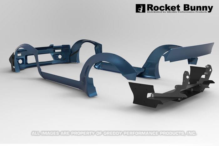 GReddy 89-93 Nissan 240SX Rocket Bunny RPS13 V2 6666 GT Wing
