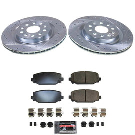 Power Stop 22-24 Jeep Grand Cherokee Rear Z23 Evolution Brake Kit