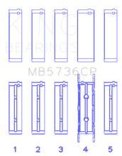 Load image into Gallery viewer, King Engine Bearings Ford Powerstroke 6.0L/6.4L Diesel Crankshaft Main Bearing Set - Size STD
