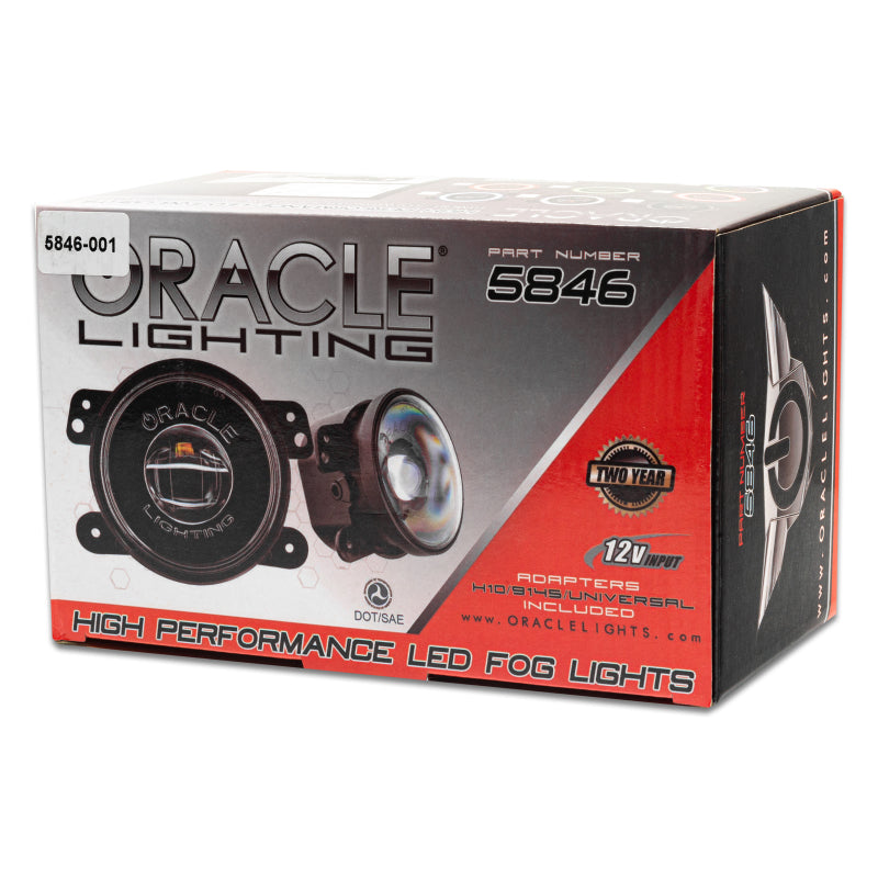 Oracle Jeep Wrangler JK/JL/JT High Performance W LED Fog Lights - w/o Controller NO RETURNS