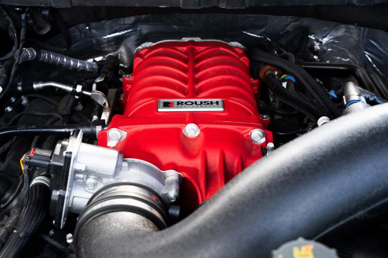 Roush 21-26 F-150 Supercharger Kit 705HP Red Edition