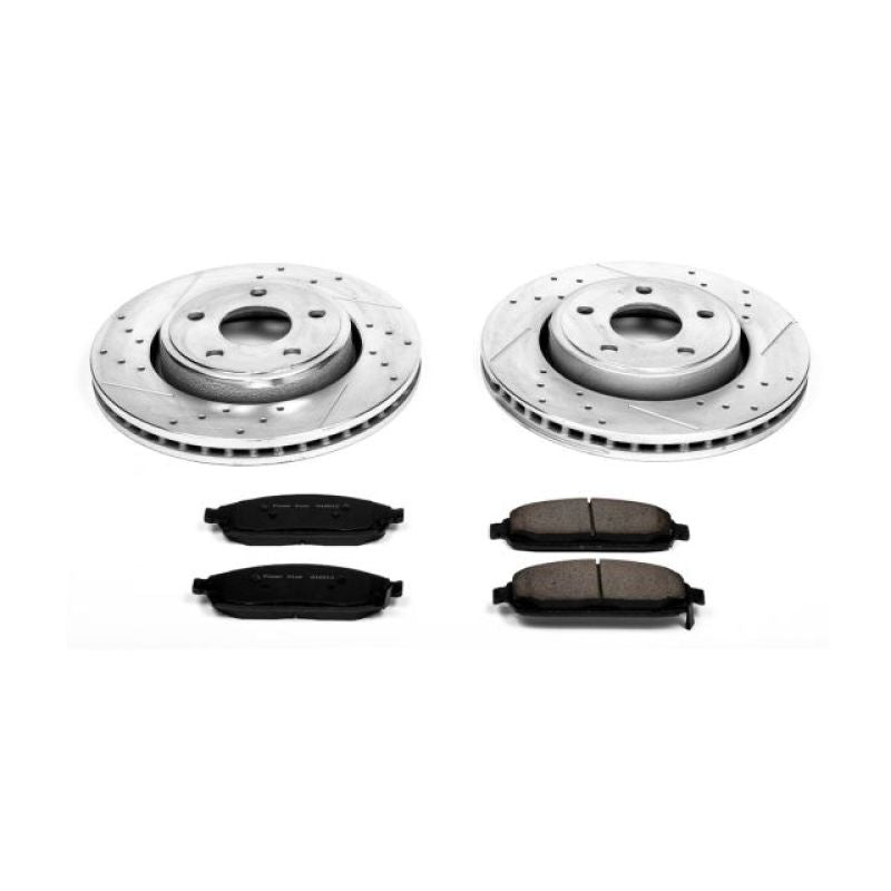 Power Stop 06-10 Jeep Commander Front Z23 Evolution Sport Brake Kit