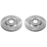 Power Stop 15-17 Chrysler 200 Front Evolution Drilled & Slotted Rotors - Pair