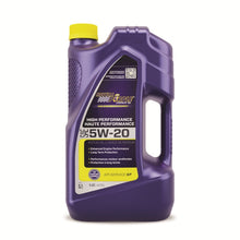 Load image into Gallery viewer, Royal Purple Synthetic High Performance 5W20 Motor Oil (Canada) - 5 Quart