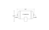 Firestone Air Tank 1/2 Gallon - 2 x 1/4in NPT (WR17609547)