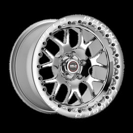 Weld S77 15x10 / 6x5.5 BP / 6.5in BS (Med Pad) Polished Wheel - Polished SBL MT