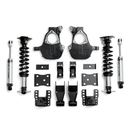 QA1 14-18 Chevy Silverado 2WD Dual Adjustable 4-6in Lowering Kit w/ Spindles