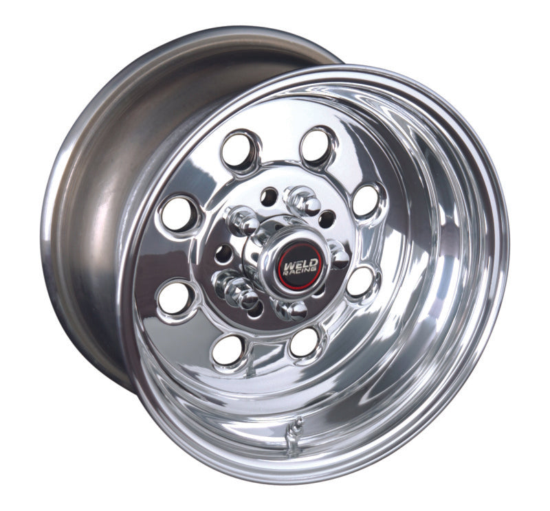 Weld Draglite 15x10 / 5x4.5 & 5x4.75 BP / 7.5in. BS Polished Wheel - Non-Beadlock