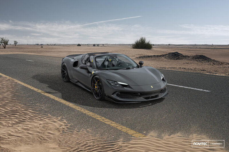 Vossen x Novitec NF10 22x11.5in - 5x114.3 BP - ET29 - Gloss Black Ferrari 296 Rear Wheel