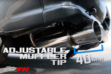 Load image into Gallery viewer, GReddy PE-TR Rolled Tip-Burnt-Ti L 130mm x 115mm