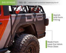 Load image into Gallery viewer, DV8 Offroad 20-21 Jeep Gladiator Fender Flare Delete Kit