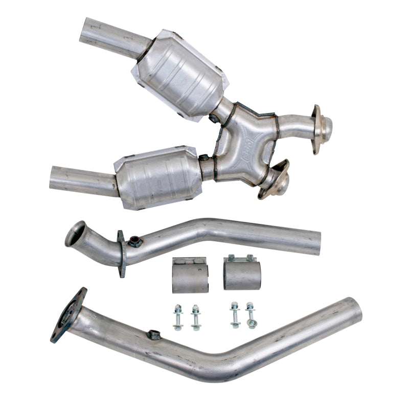 BBK 99-04 Mustang 4.6 GT / Cobra High Flow X Pipe With Catalytic Converters - 2-1/2