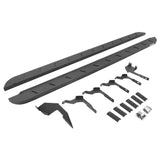 Go Rhino 19-22 Ford Ranger Crew Cab 4DR RB10 Slim Running Boards Kit (w/Brackets) - Bedliner Coating