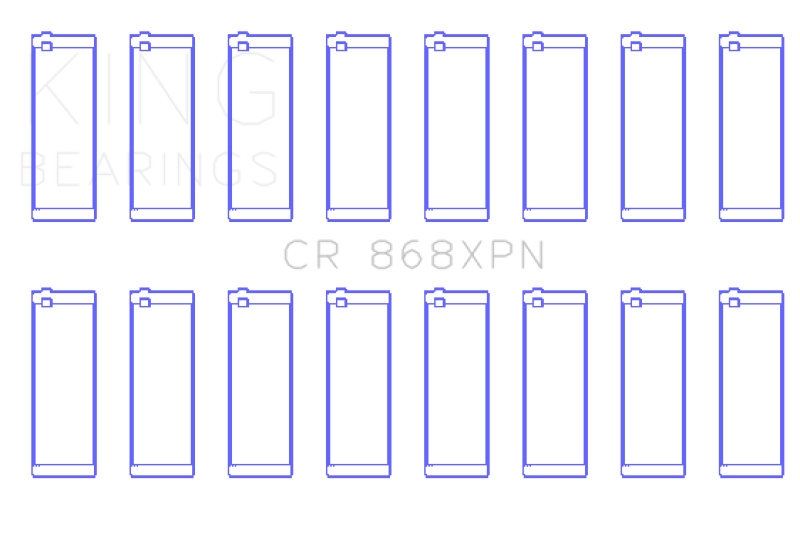 King Engine Bearings Ford Prod V8 4.6L/5.4L Performance Rod Bearing Set - Size STDX
