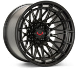 Vossen LCX-03 24x14 - 8x165.1 - ET75 - Mega Deep - 125.1 - Satin Black Wheel