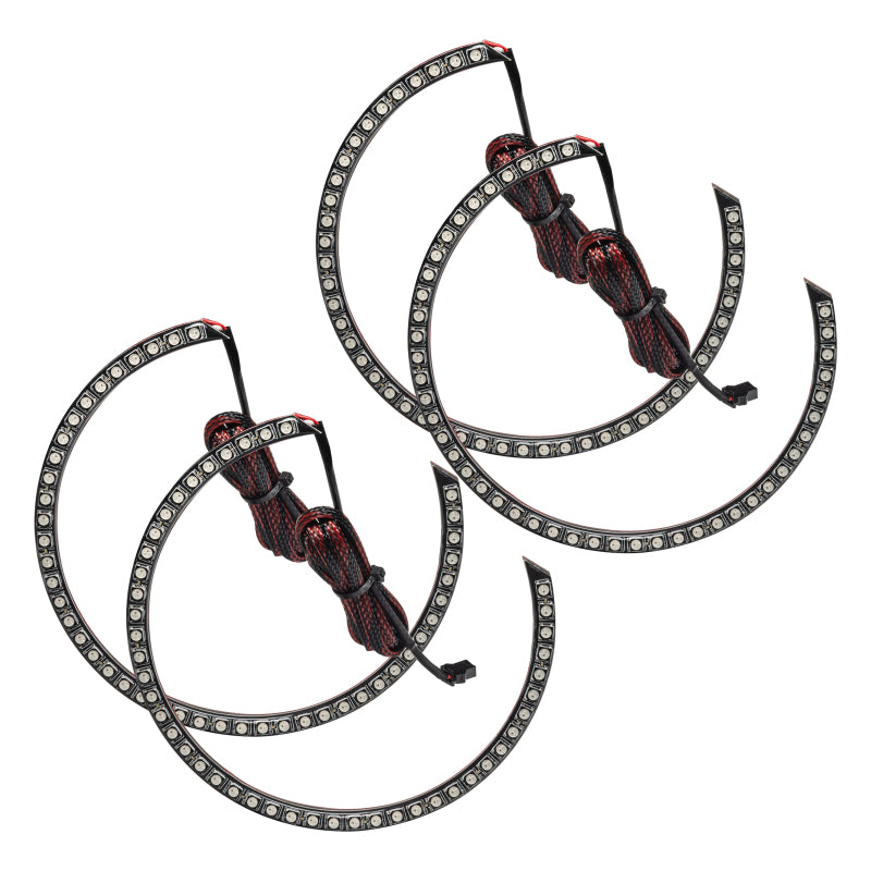 Oracle 08-14 Dodge Challenger Dynamic Surface Mount Headlight/Fog Light Halo Kit COMBO - NO RETURNS