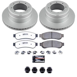 Power Stop 10-12 Ford F-350 Super Duty Rear Z36 Coated Truck & Tow Brake Kit