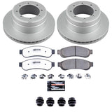 Power Stop 10-12 Ford F-350 Super Duty Rear Z36 Coated Truck & Tow Brake Kit