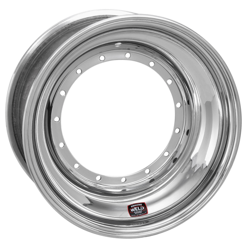 Weld Sprint Direct Mount 15x8 / 5x9.75 BP / 4in. BS Polished Assembly - Outer Beadlock w/6-Dzus Cvr