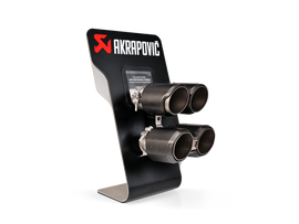 Akrapovic Counter Display with BMW M3/M4 Sample Tail Pipe Sets