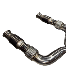 Load image into Gallery viewer, Kooks 2025+ Ford Mustang GTD 5.2L 3in OEM Connection GREEN Catted X-Pipe (Kooks Header Required)